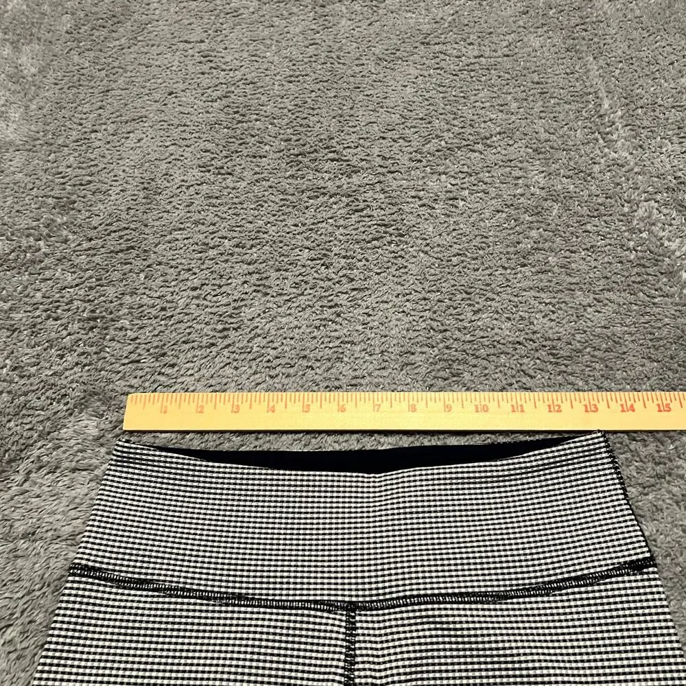 Lululemon Leggings Pants Womens 6 Gingham Crop Capri